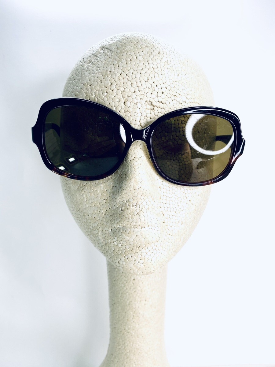 Kate Spade NY Oval Black Brown Tortoise Sunglasses Carlene 