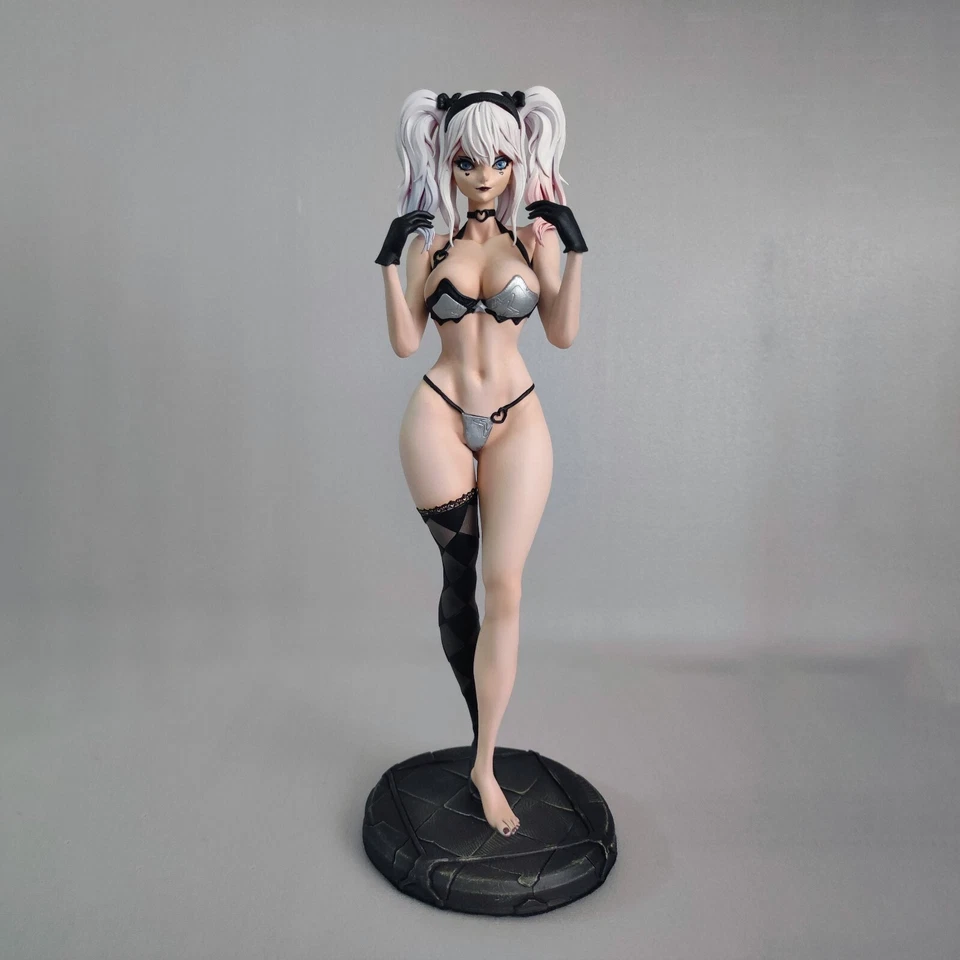 Harley Quinn figure in anime style | NSFW girl figure | suicide squad hero - Image 3 of 3