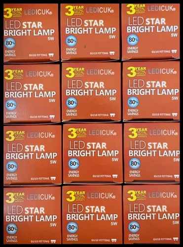 GU10 5W LED Bulbs Warm/Daylight/Cool White 3000K/4000K/6000K Spotlight♻️120° ECO - Picture 16 of 25