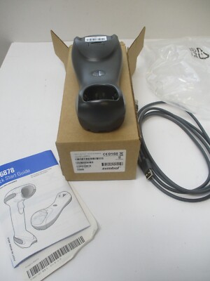 SYMBOL P/N DS6878-SR20007WR INPUT/OUTPUT SCANNER CRADLE WITH POWER SUPPLY