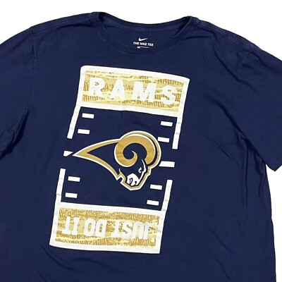 Nike NFL LA Rams Mens Size XXL Shirt Football Fsn Activewear