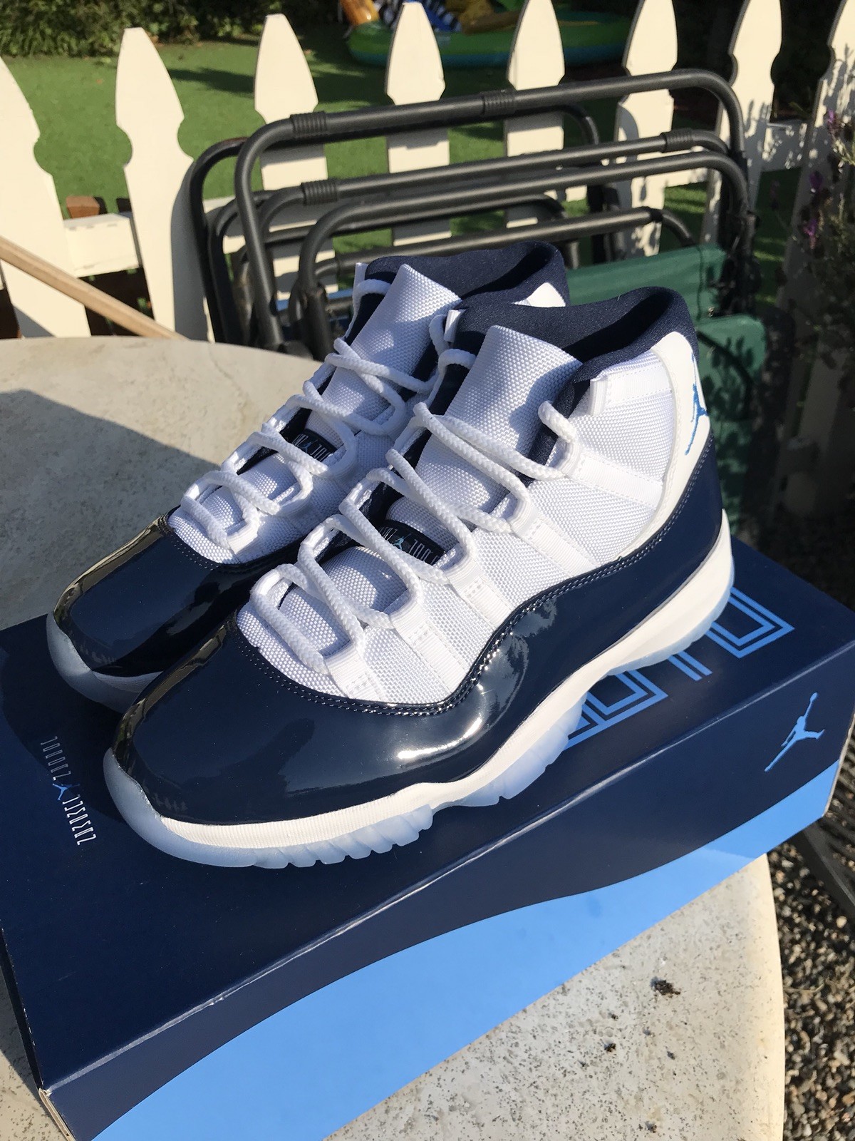 Nike Air Jordan 11 Unc Win Like 82 Men’s Size 9.5 Nike Air Jordan 11 Unc Win Like 82 Men’s Size 9.5