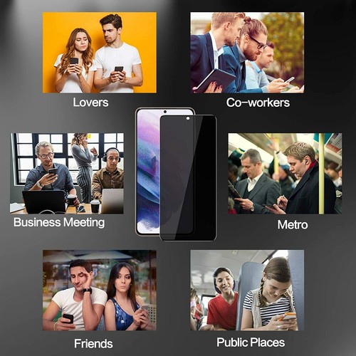 Ochrona prywatności Szkło antyszpiegowskie Ochrona ekranu do Samsung Galaxy S21 5G 6,2 cala 2021 - Zdjęcie 6 z 6