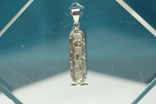 925 Sterling Silver "CLO" Egyptian Hieroglyphics Initials Pendant 15.2G(PEN8826)