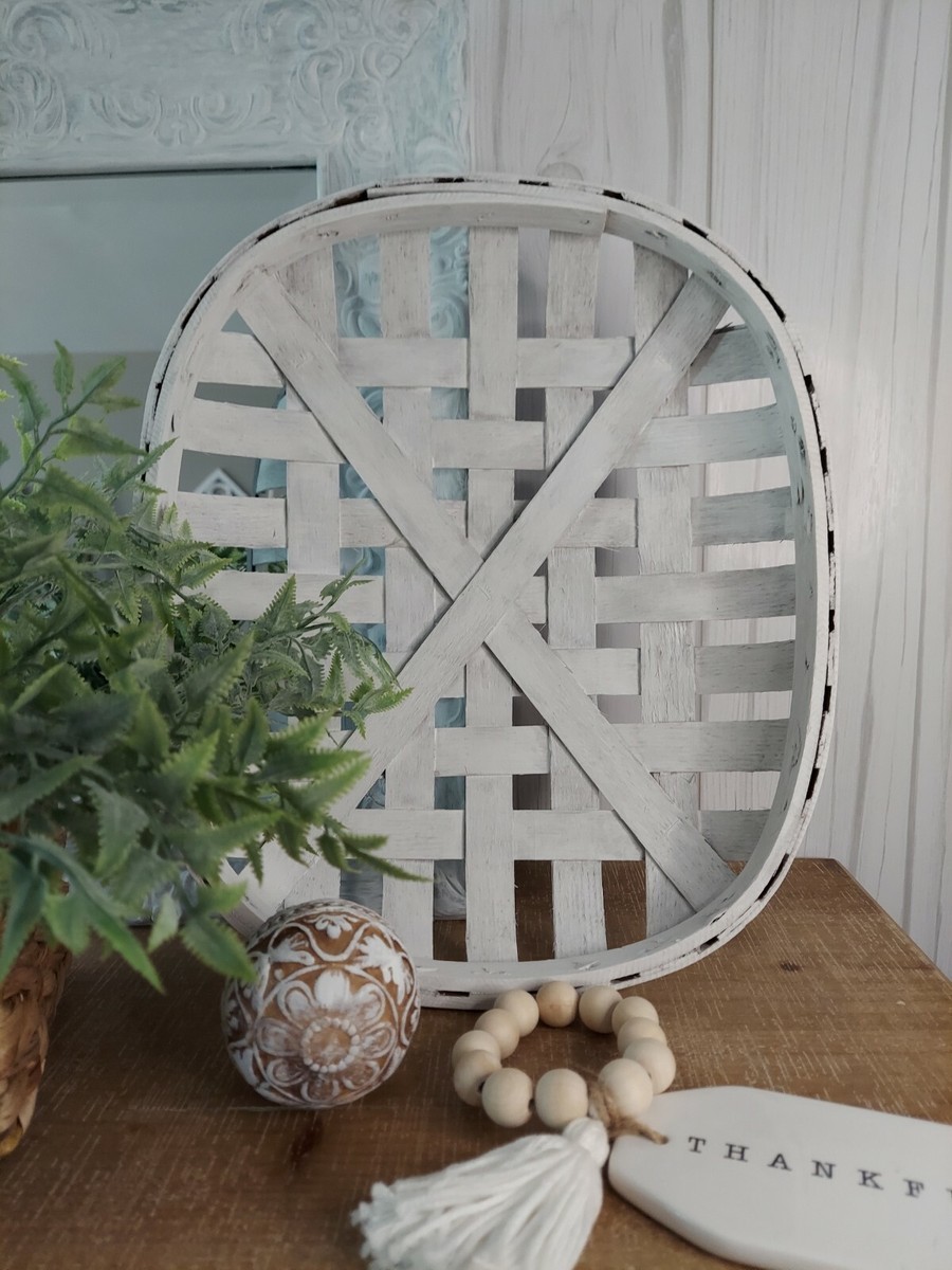 large tobacco baskets for sale Leaf and Stem Basket This versatile brown basket set is stackable Vintage Tobacco Basket Horse Cave,