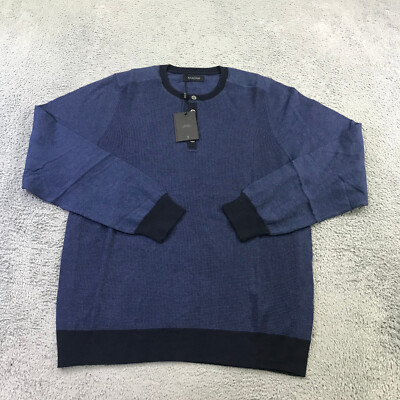 Naadam Sweater Mens Extra Large Multi Textured Waffle Henley Pullover Casual dsf