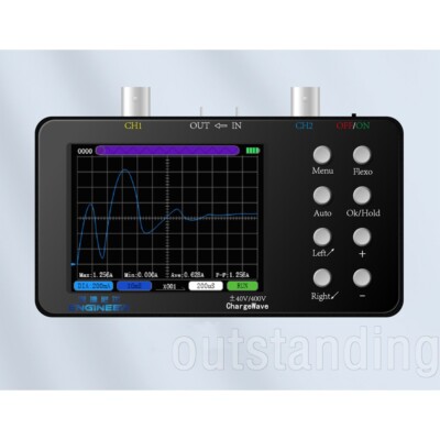 SCO_2_10M 2-CH Oscilloscope w/ Two High Voltage Probe Cables 50M Sampling Rate/