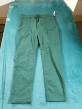 Old Navy Pants Sz 4 Women Green Dress Stretch Ladies Mid Rise Pixie Ankle NWT