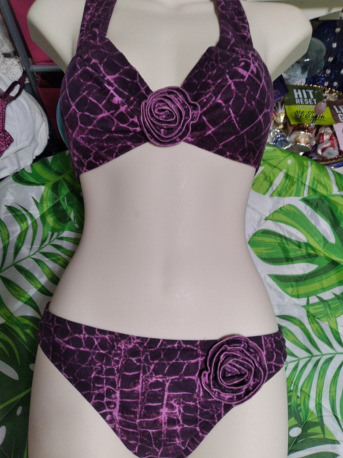 ALMOHADILLAS DE TRAJE DE BAÑO DE BIKINI DE GAMUZA SINTÉTICA MOSSIMO TALLA S ¡NUEVO SIN ETIQUETAS REDUCIDO!
