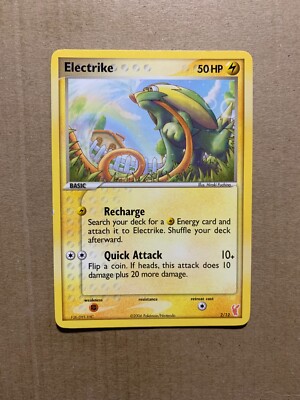 Electrike 2/12 Plusle Trainer Kit - Common Pokemon Card - EXCELLENT