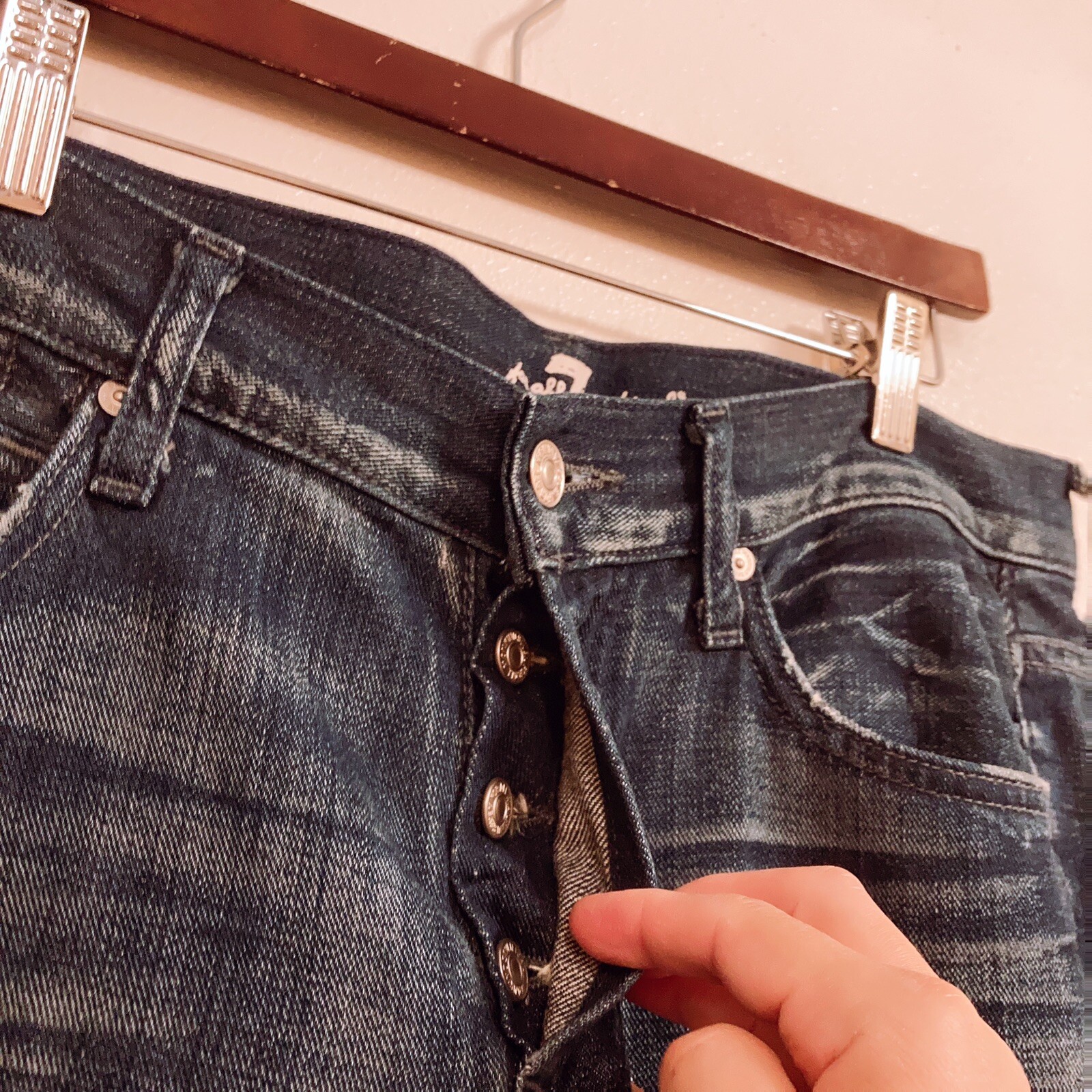 7 For All Mankind Funky Boho Flared Upcycled Deni… - image 9