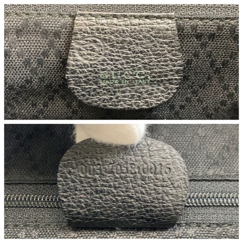 Gucci Bamboo Black Gold Hardware Suede Leather Backpack Women's Used JAPAN Black - Picture 7 of 12