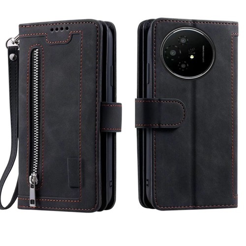 TCL 50 XL 5G Wallet Case,Leather Zipper Magnetic Flip Card Case For TCL 50 XL 5G - Picture 7 of 26