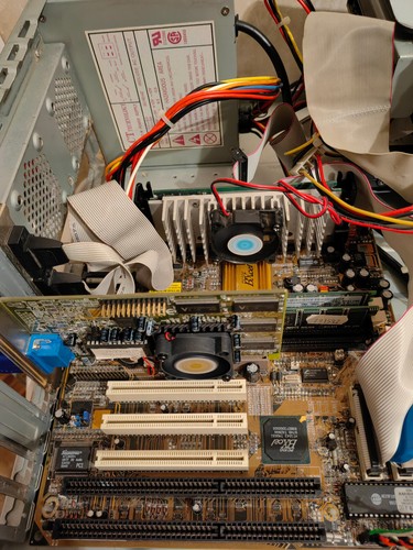 PC Chips M726/Amptron PII-3726 slot1 motherboard+HDD,SDRAM PC100,PCI,ISA - Afbeelding 6 van 24