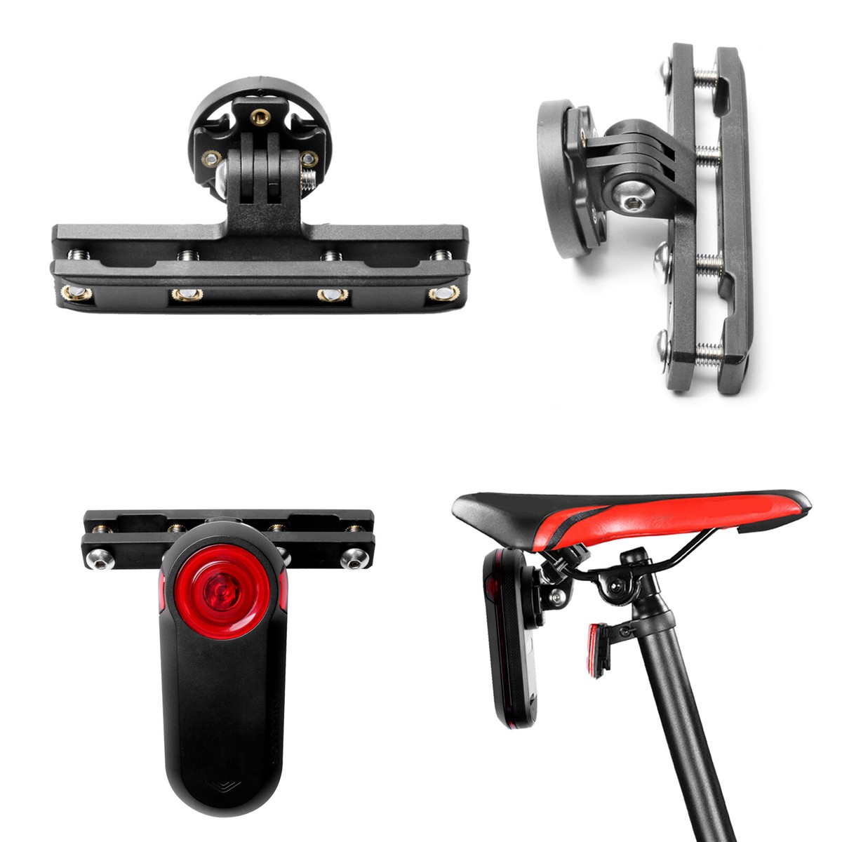 アクセサリー GARMIN VARIA RVR315 Saddle Bow Clip Taillight Mount Holder For Garmin Varia