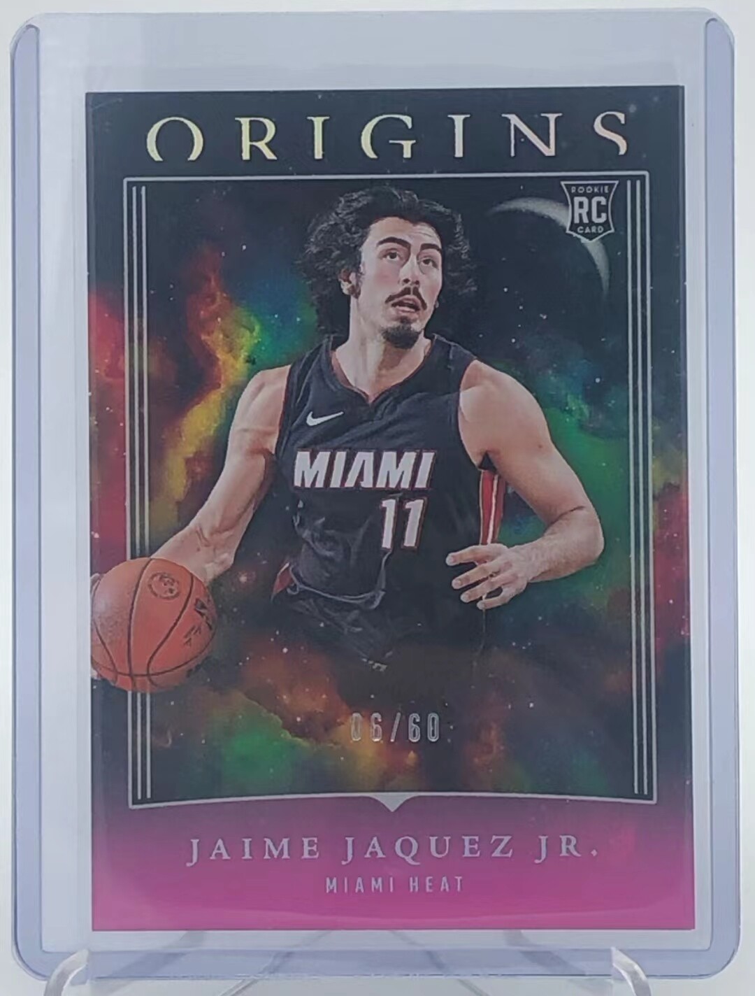 Jaime Jaquez Jr 2023-24 Panini Origins 06/60 Base Pink RC Miami Heat #33