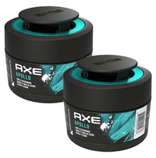 AXE Apollo Car Air Freshener Gel Can - Odor Eliminator for Strong Odor, 2 Packs