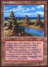 1 x Sand Silos - Fallen Empires - Moderate Play - MTG