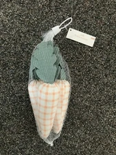 Target Bullseye Playground Easter Carrots Bowl Fillers Orange & White Stripes 9"