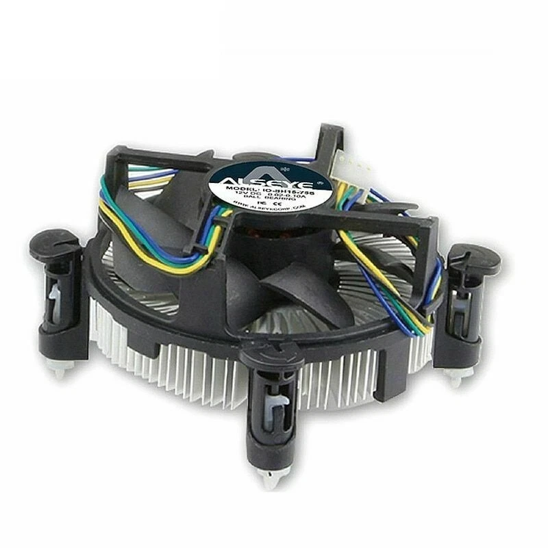 CPU Cooler for LGA 1155 Heatsink with 90mm CPU Fan Aluminum Heat Dissipater