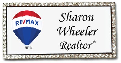 REMAX REALTY BLING CRYSTAL EDGED PERSONALIZED NAME BADGE W/ PIN ...