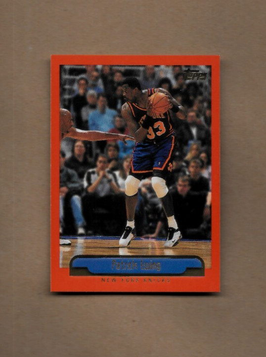 1999-00 Topps Patrick Ewing Card #223 Hall of Fame! New York Knicks NM