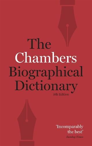 Chambers Biographical Dictionary Pape New Book, Chambers, Paperb