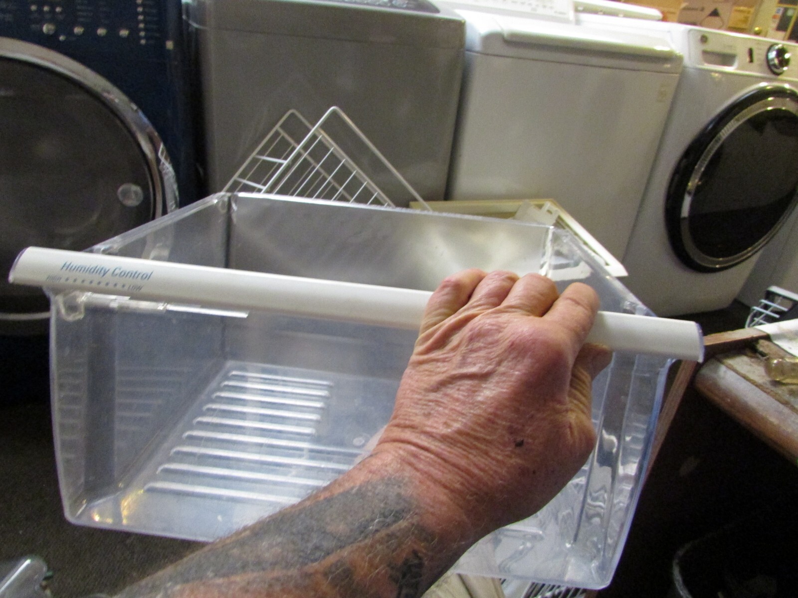 Whirlpool Kenmore Refrigerator Middle Crisper Pan WP2188656 2188656