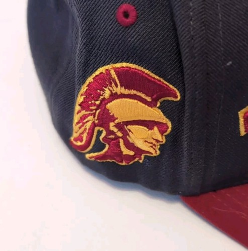 USC Trojans Hat Cap Snapback Adult College NCAA Zephyr Trojan Mascot CLEAN - Picture 2 of 7