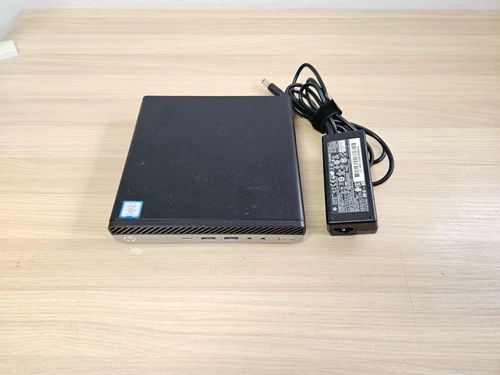 HP EliteDesk 800 G3 Mini - i5-7500T, 256GB, 8GB Ram, Wi-Fi, Win 10 Pro, Charger