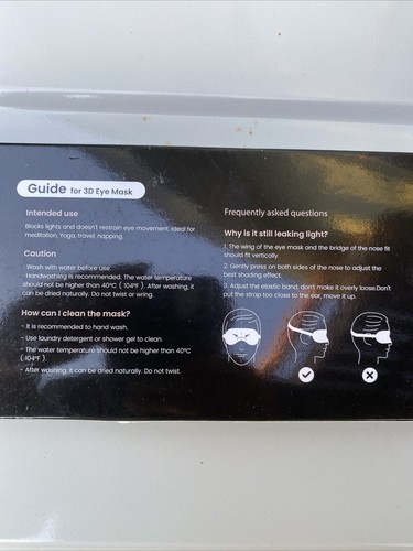 Memorial 3D Eye Sleep Mask - Picture 5 of 5