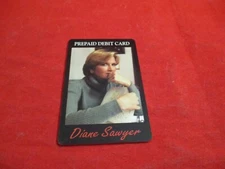 Diane Sawyer Prepaid Debit Phone Calling Card (no money left) Collectible ONLY