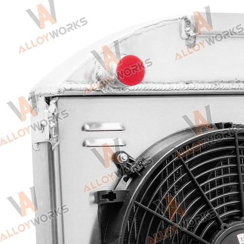 4 Row Radiator Shroud Fan For 1928 1929 Ford Model A Chevy Configuration - Bild 6 von 9