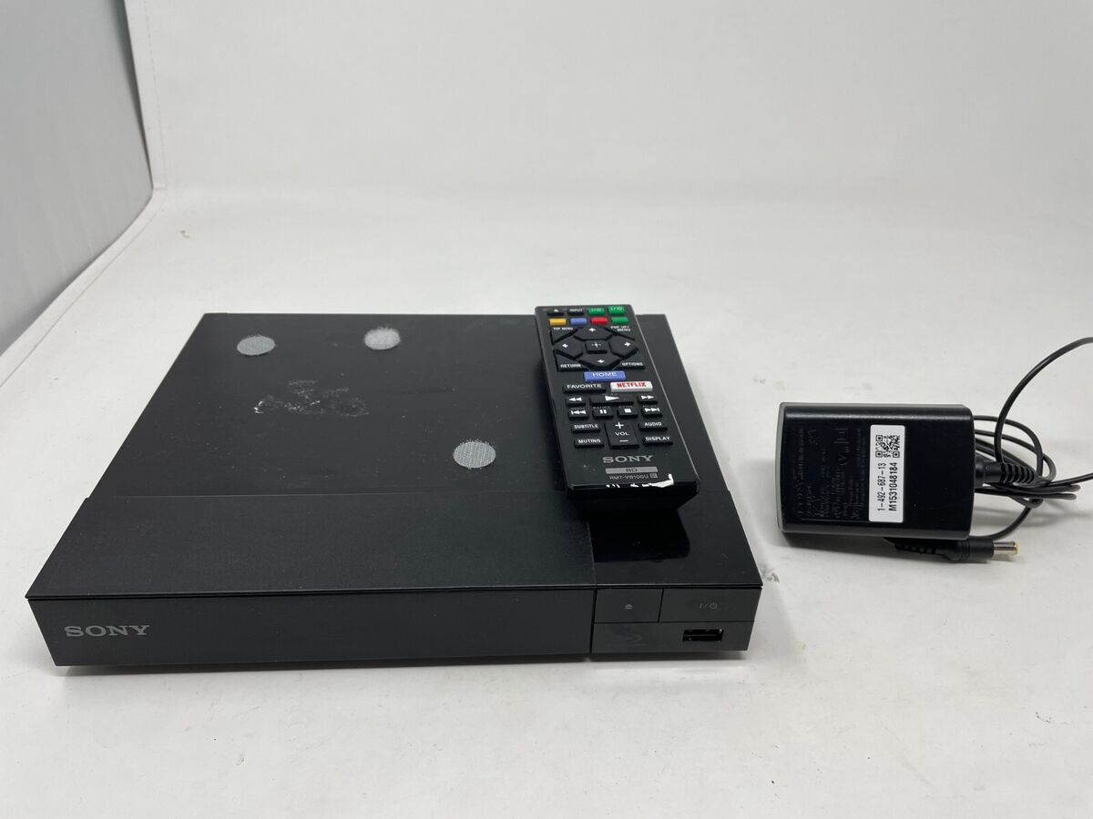 Sony BDP-S1500 Blu-ray Disc Player - Black With Remote & AC Adapter Sony BDP-S1500 Blu-ray Disc Player - Black With Remote & AC Adapter