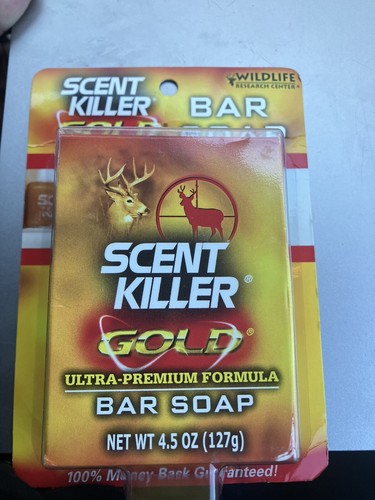 Scent Killer Gold Bar Soap Hunting Ultra-Premium Formula 4.5oz Wildlife Research