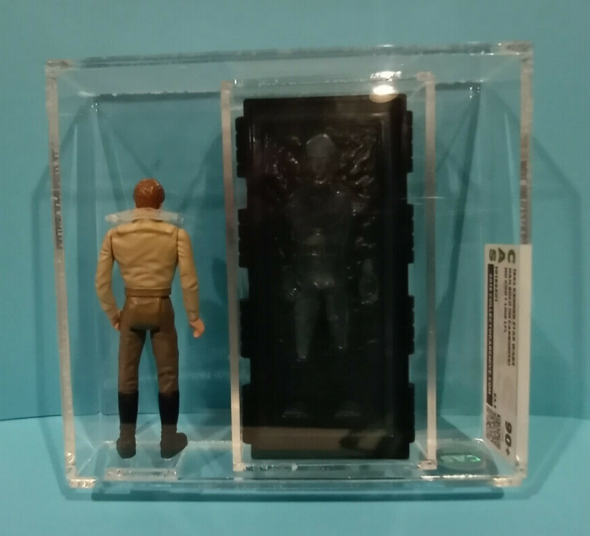 Star Wars Vintage Han Solo in Carbonite CAS 90+ Last 17 Kenner 1984