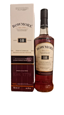 Bowmore, Islay Single Malt Scotch Whisky, 18 years