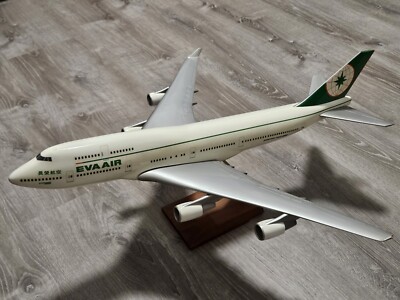 Rare Pacmin EVA Air Boeing 747-400 1/100 Scale Model | eBay