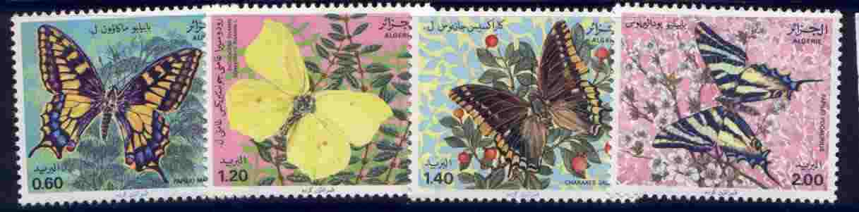Algeria 668-71 In a popularity MNH Flowers Butterflies 2021
