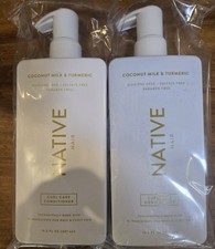 2PK Native Coconut Milk  Turmeric Curl Care Conditioner - 16.5 fl oz