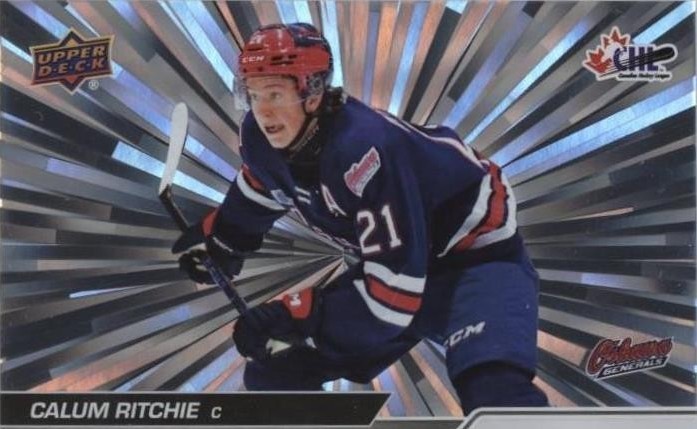 Cal Ritchie Stars 2023-24 Upper Deck CHL - Stars Calum Ritchie #328 Outburst (RC) for ...