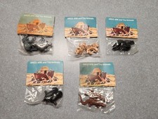 Lot Of 5 NOS Arco Ark Animals SKUNKS-CROCODILES-SEA LIONS-ELEPHANTS-TIGERS