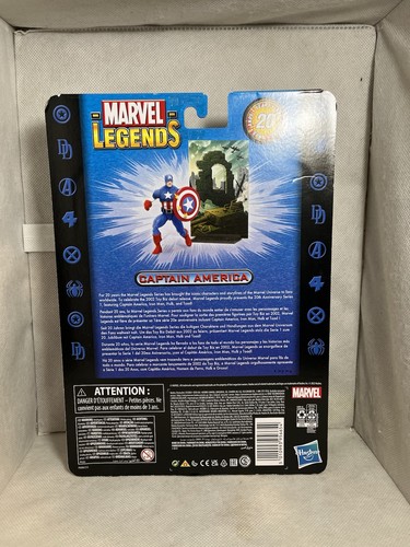 2020 Hasbro Marvel Legends Captain America Figur 20th Anniversary Series F3439 - Bild 2 von 2