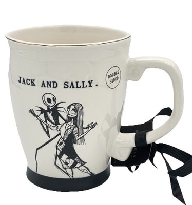 New Rae Dunn Jack And Sally Nightmare Before Christmas Mug Halloween