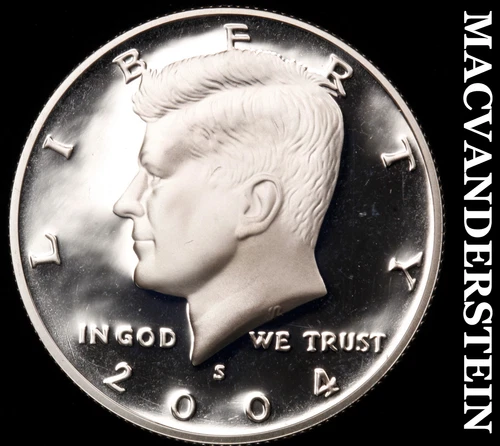2004-S Silver Kennedy Half Dollar - Choice Gem Proof  Lustrous  #i1875