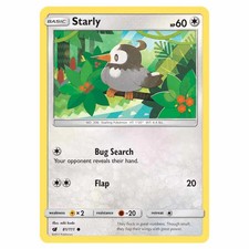 Pokemon - Sun & Moon - Crimson Invasion - Starly - 81/111