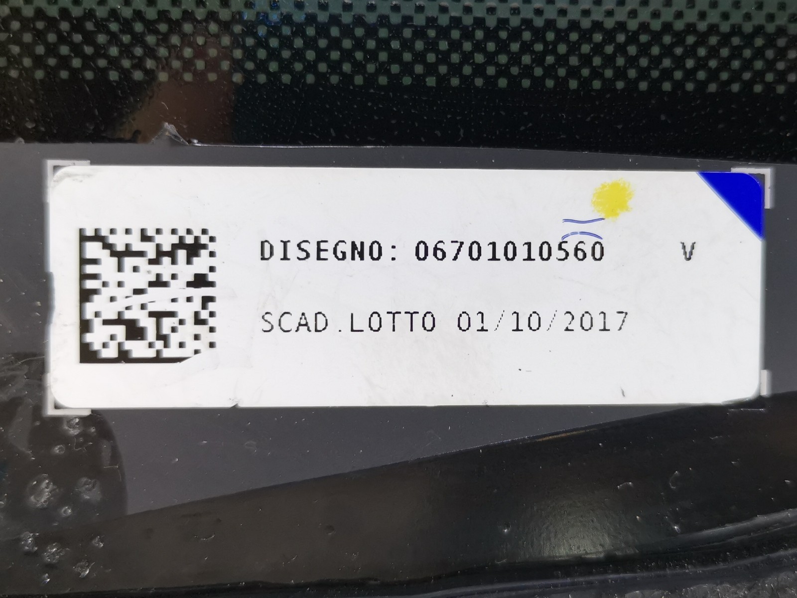 Maserati Levante 2018 AWD 3.0 L Rear Quarter Left Side Window Glass 6701010560