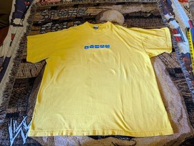 VTG OP Ocean Pacific Shirt Men 2X Yellow Graphic Logo Skate Surf Grunge 90s Y2K