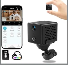 32GB 4K Wifi Mini Camera HD Video Recorder Cam Night Vision Free Cloud Storage