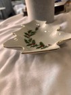 Vintage R H MACY CHINA PORCELAIN CHRISTMAS CANDY DISH HOLLY BERRIES & LEAVES — photo 4